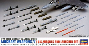 Aircraft Weapons V U.S.Missiles And Launcher Set 
