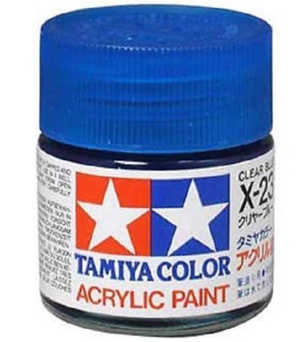 X-23 Clear Blue. Tamiya Color Acrylic Paint (Gloss) – Colori lucidi  