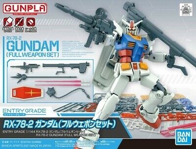 EG Gundam RX-78-2 Full Weapon set