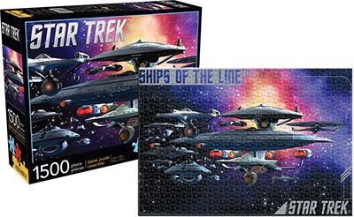 Star Trek Ships O/T Line 1500 puzzle Aquarius ent