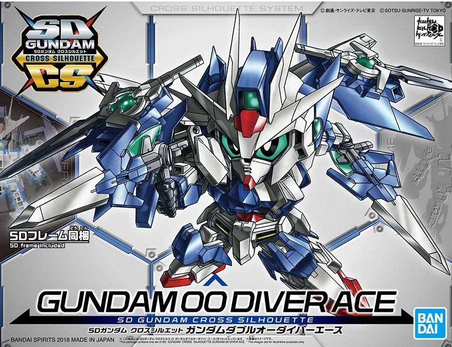 SD Cross Silhoutte Gundam 00 Diver ACE