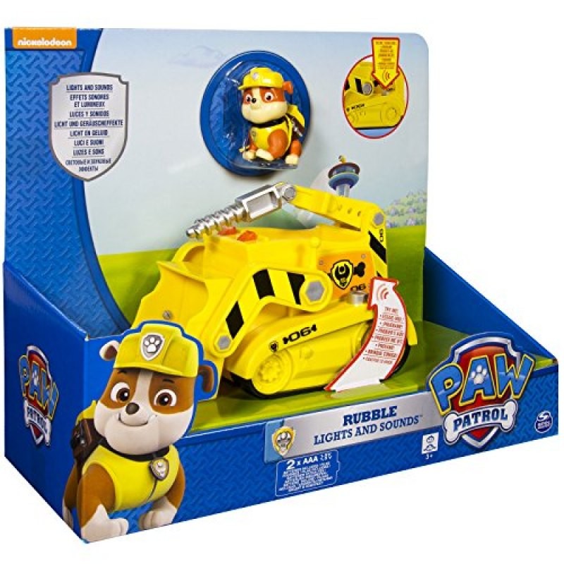 Paw Patrol - Lights Sounds Vehicle - Rubble