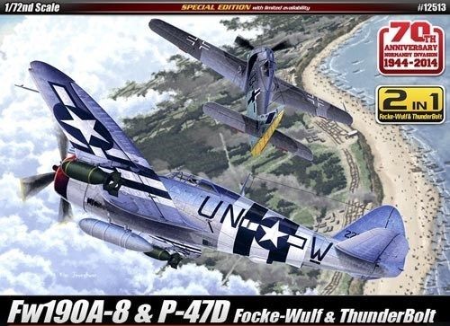 Fw190a-8 & P-47d Include 2 Modelli