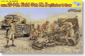  British 25-Pdr. Field Gun Mk.II w/Limber & Crew