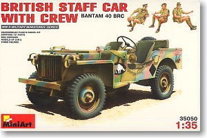 British Staff Car Bantam 40 BRC w/Crew