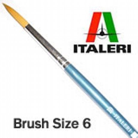 Italeri Size 6 Synthetic Round Brush