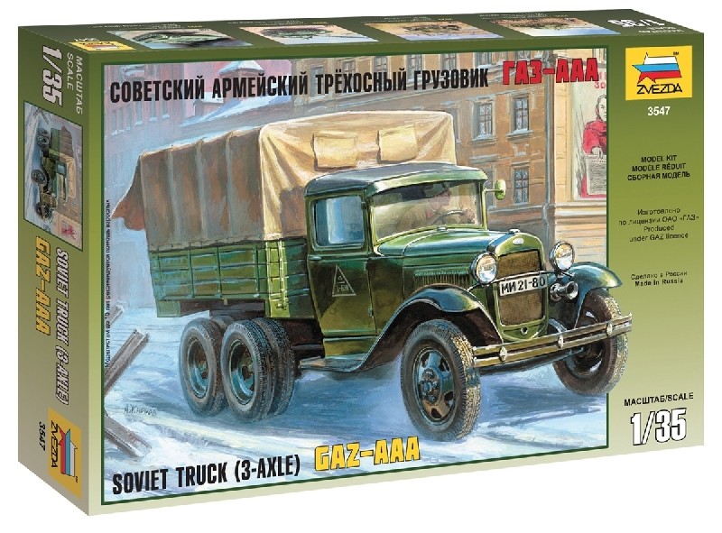 GAZ-AAA Soviet Truck (3-AXEL)