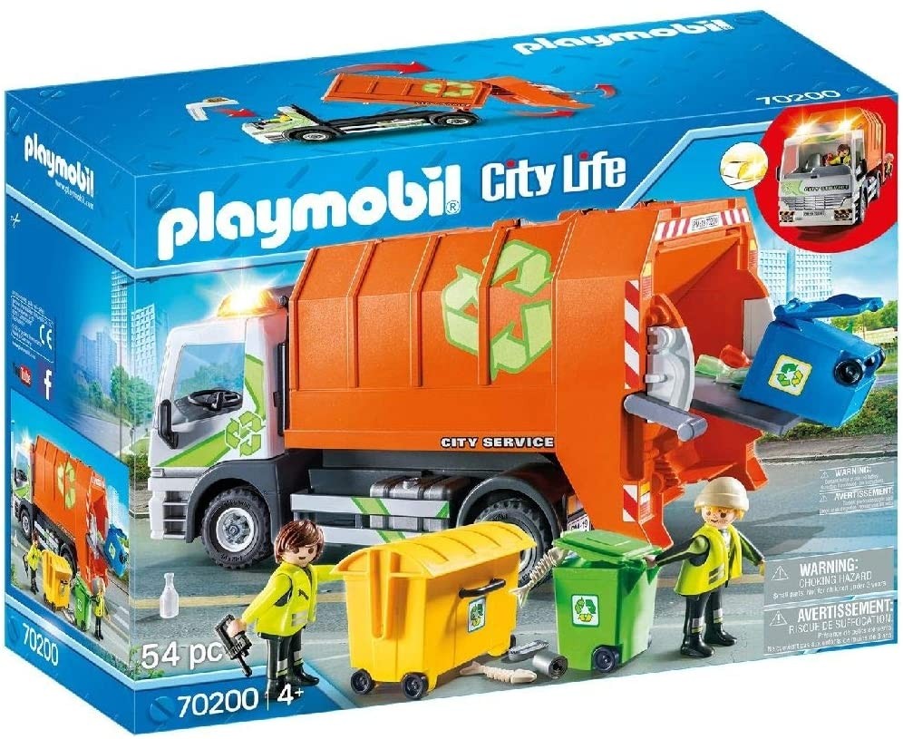 Playmobil City Life Camion della spazzatura