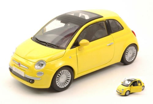 Fiat 500 2009 Yellow by Motormax