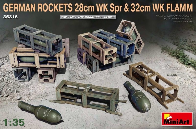 German Rockets 28cm WK Spr & 32cm WK Flamm