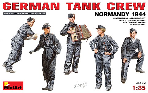 German Tank Crew ( Normandy 1944 )