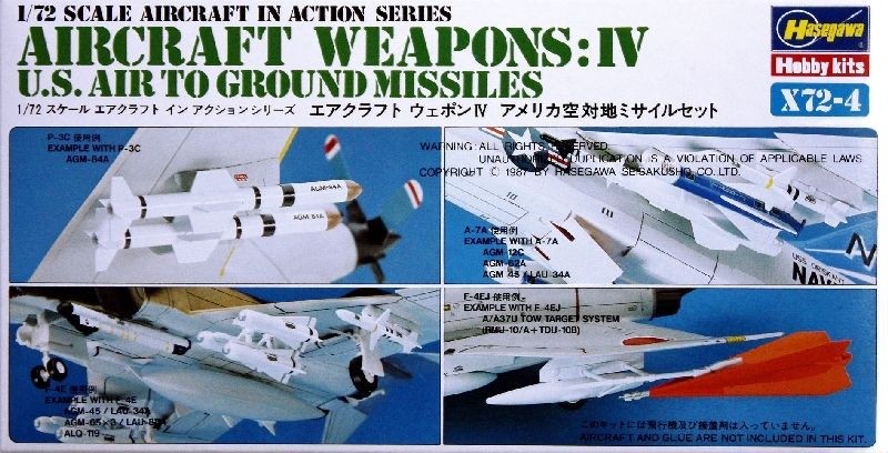 Aircraft Weapons IV U.S. Air Ground Missiles Set