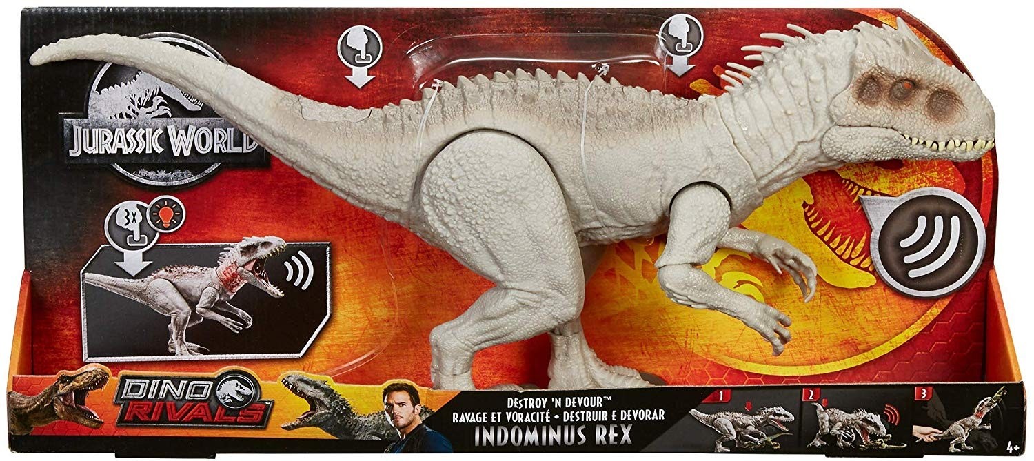 Indominus Rex - Jurassic World Dinosauro con luci e suoni