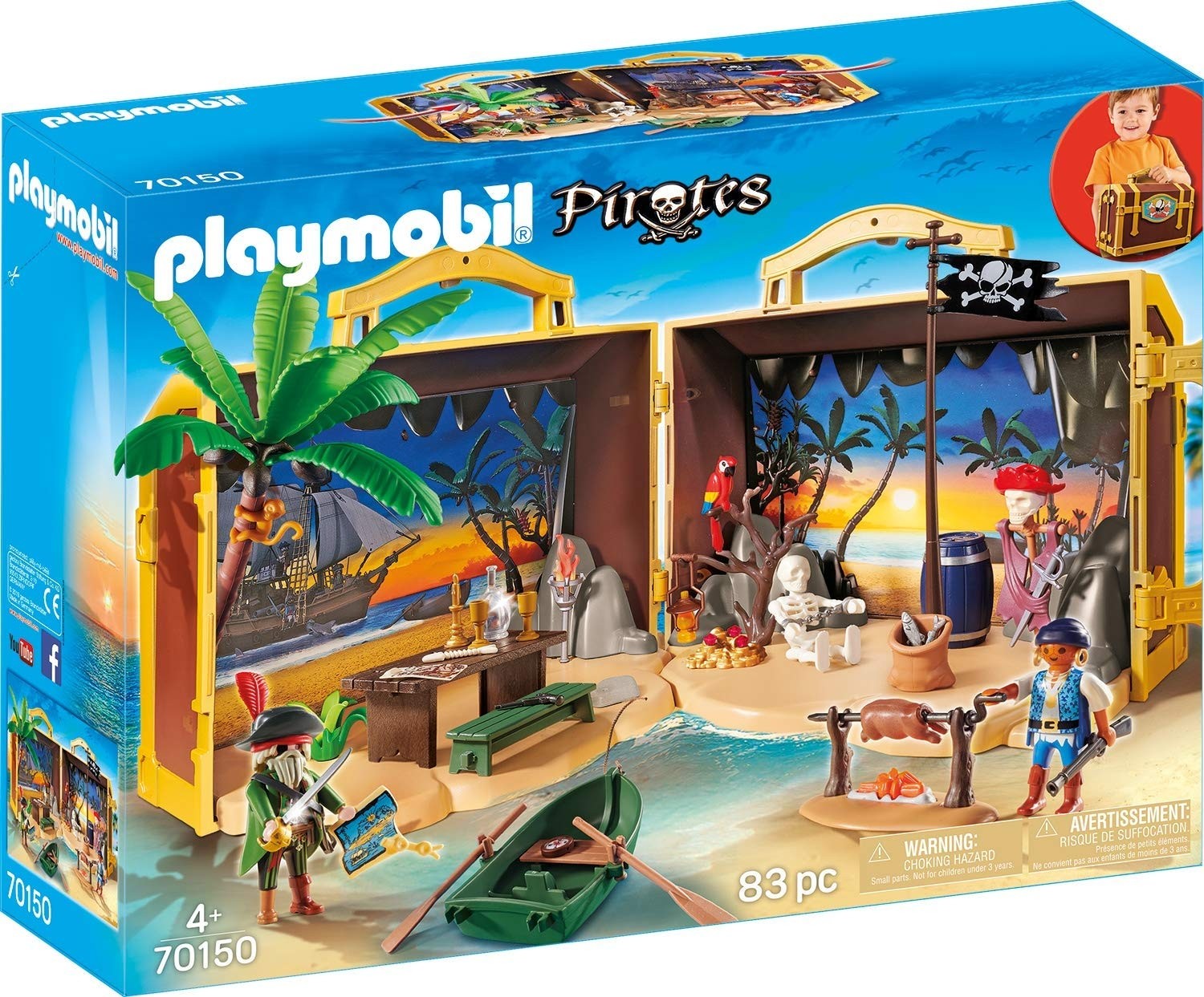 Isola dei Pirati portatile Playmobil 70150