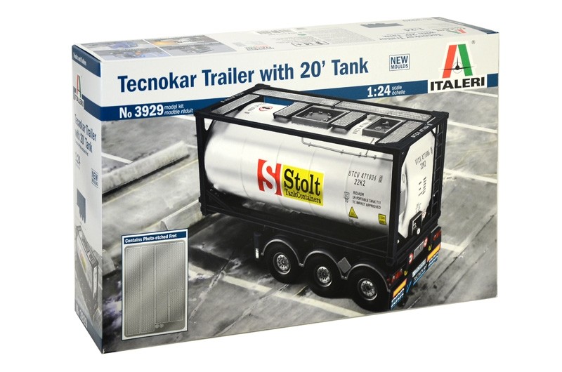 Tecnokar Trailer with 20' Tank Italeri