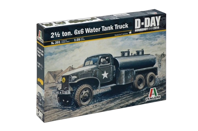 Ton, 6x6 Water Tank Truck