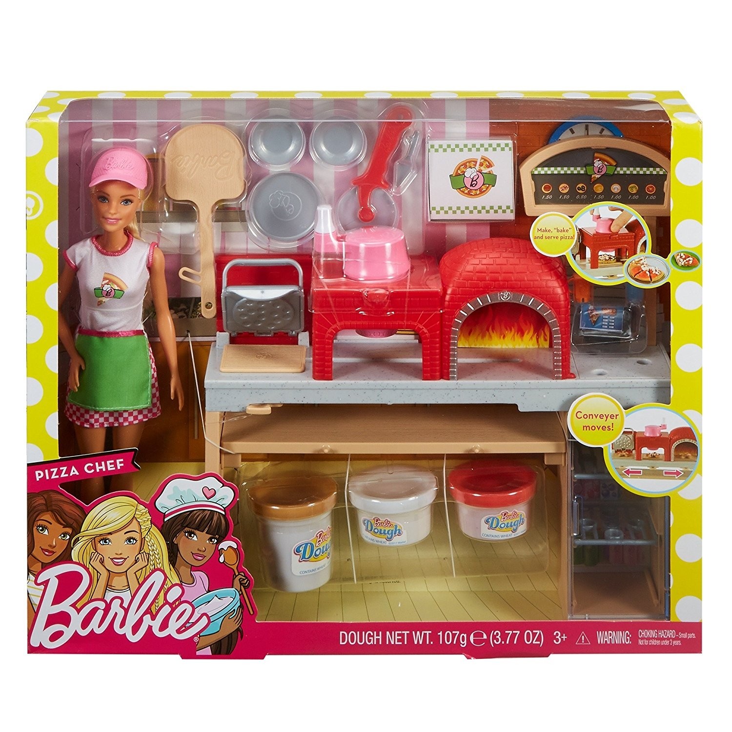 Barbie - La Pizzeria con bambola, Tavolo per le pizze