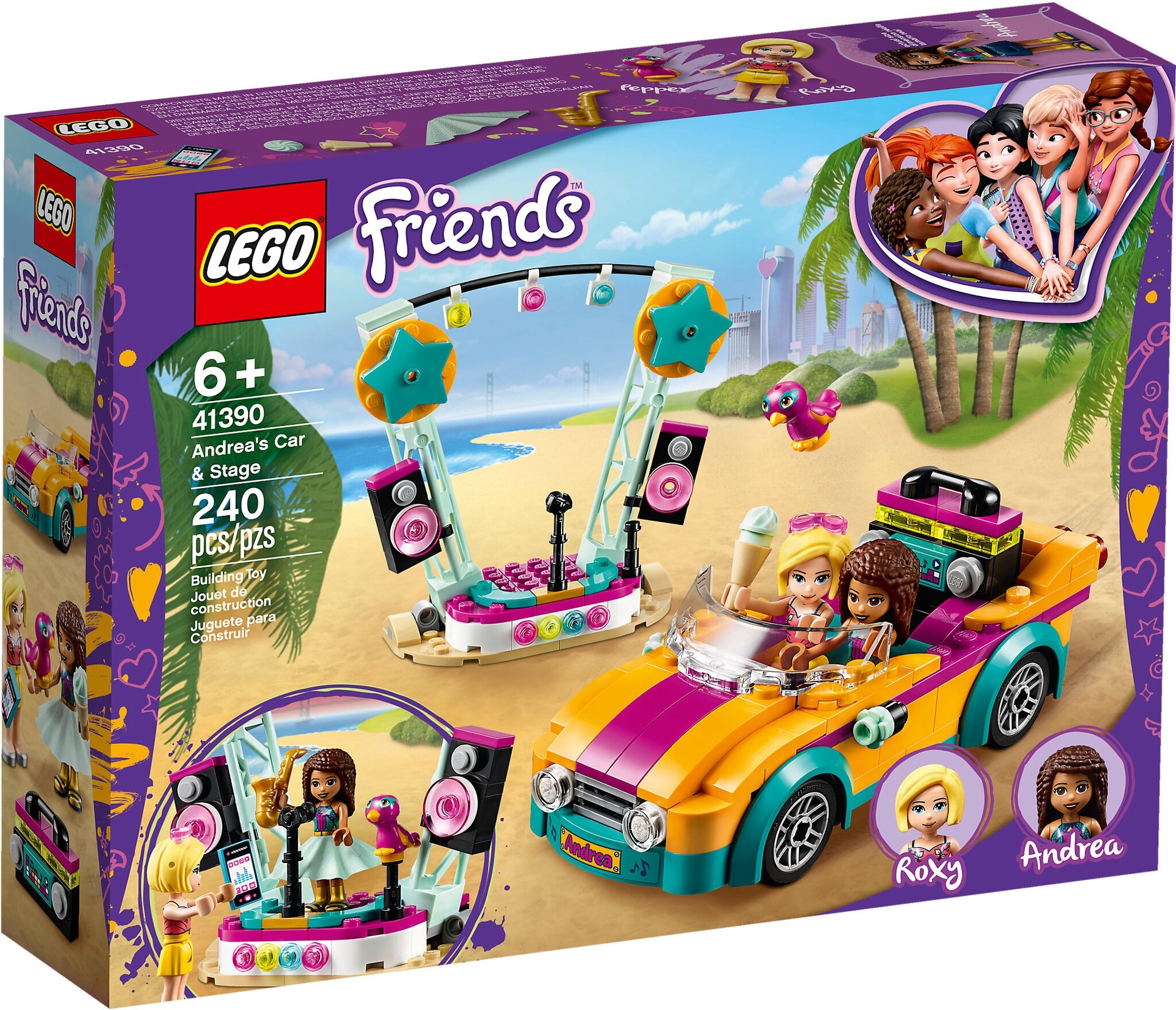 Lego Friends Auto e palco di Andrea