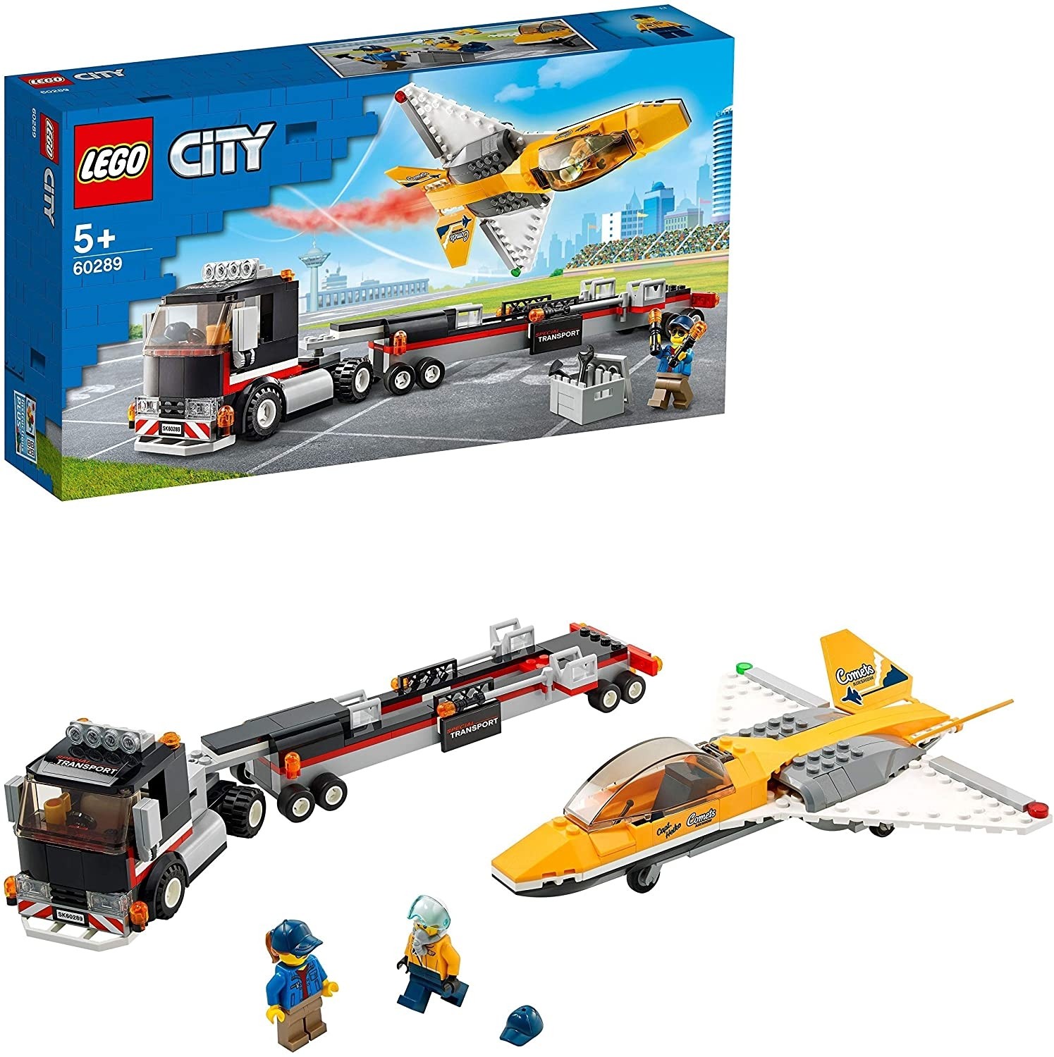LEGO City 60289 Trasportatore di Jet Acrobatico 