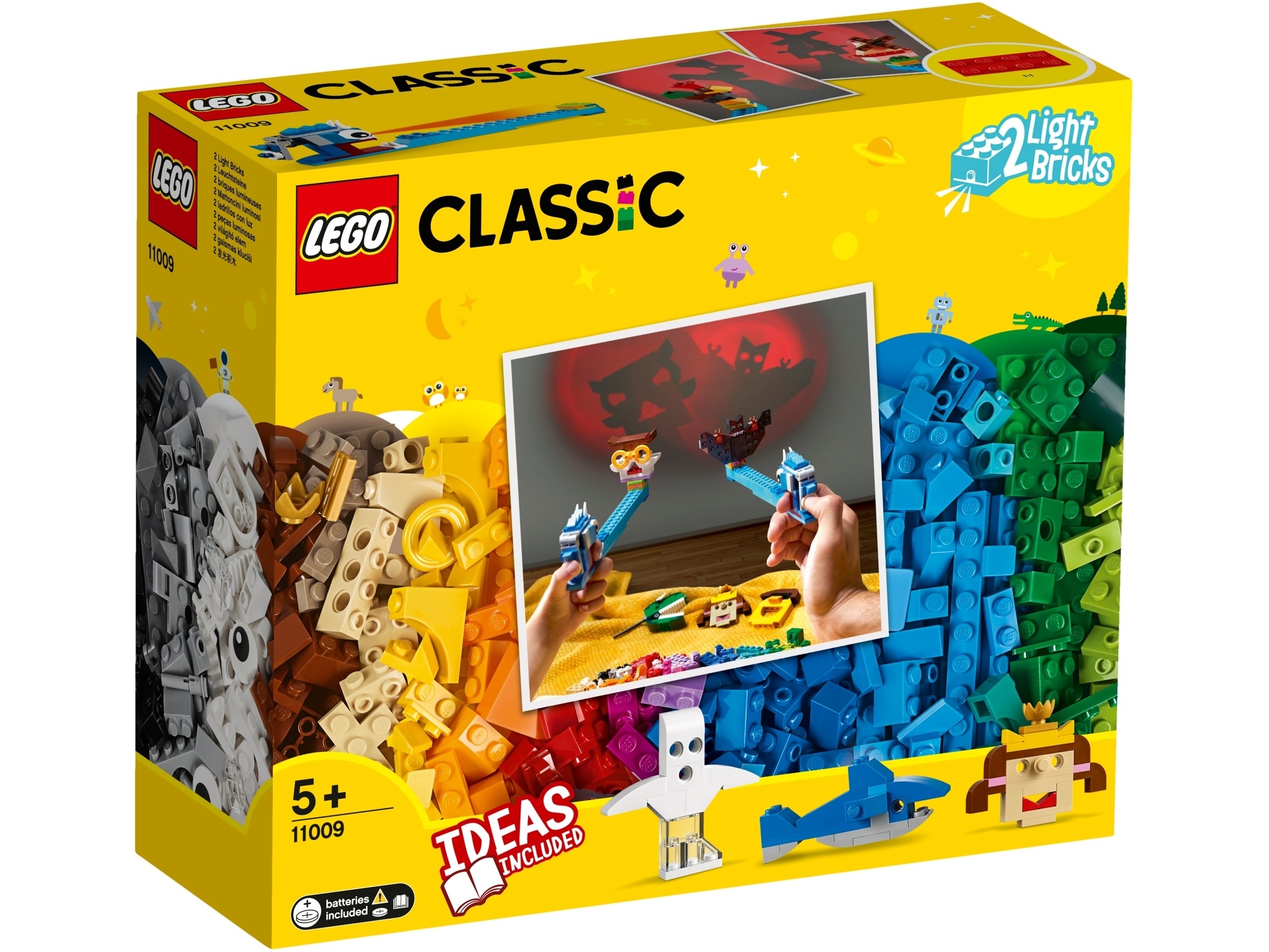 Lego Classic Ideas mattoncini con luci
