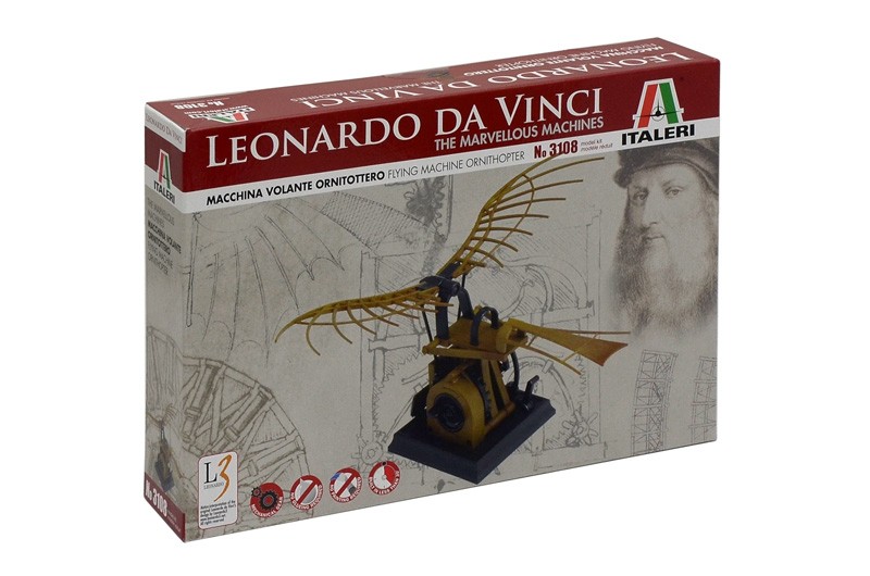 Macchina Volante (ORNITOTTERO) - Flying Machine (ORNITHOPTER)