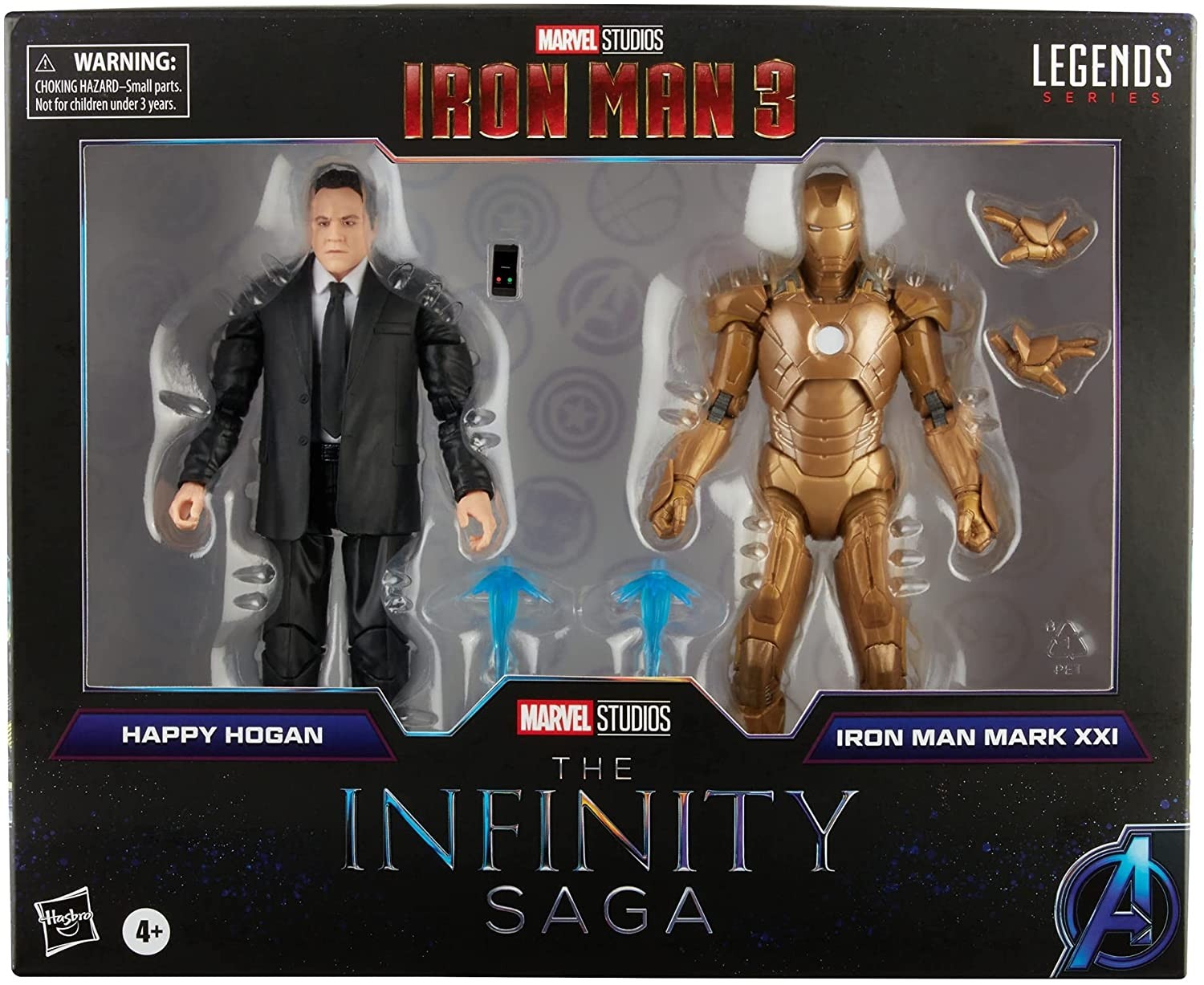 ML is Happy Hogan & Iron Man MKXXI Action Figure