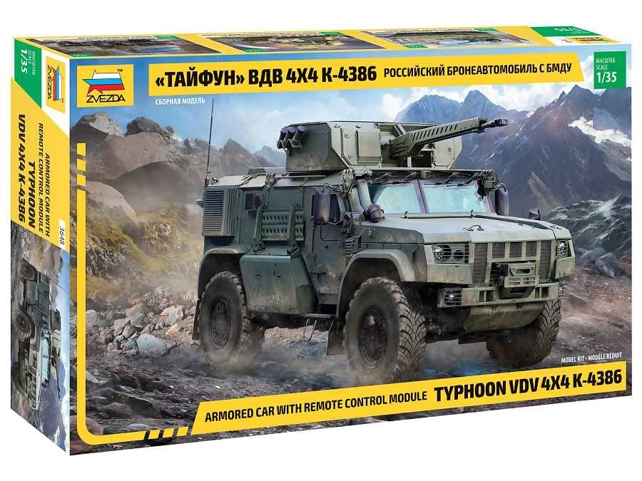 K-4386 Typhoon 1/35Russian armoured 4x4 car with remote control mod