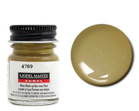 Model Master Acrylic Sandgelb (Semi Gloss Sand Brown) RLM79