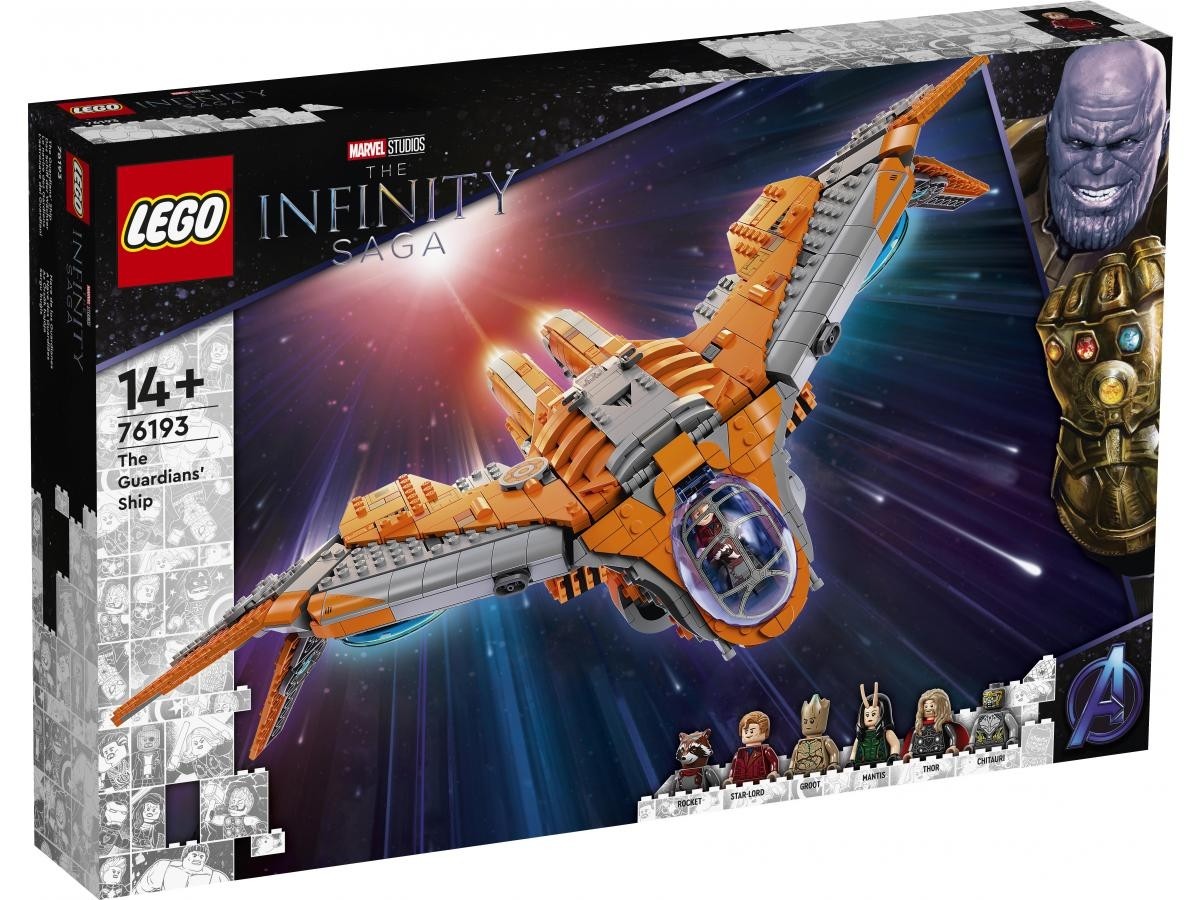 Novità Giugno 2021 Lego Avengers 76193 – L’Astronave dei Guardiani