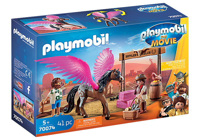 Playmobil The Movie  Marla e Del con cavallo alato
