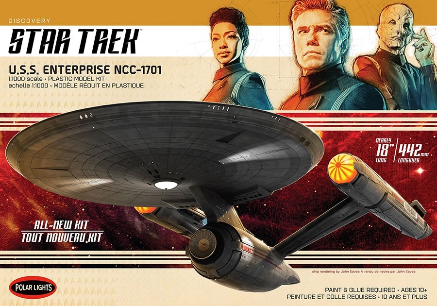 Star Trek Discovery USS Enterprise 2T model kit