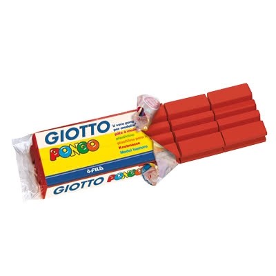 Giotto Pongo Scultore Monocolor gr 450 rosso