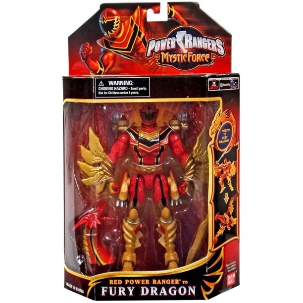 Red Mystic Ranger Phoenix Dragon Action Figure