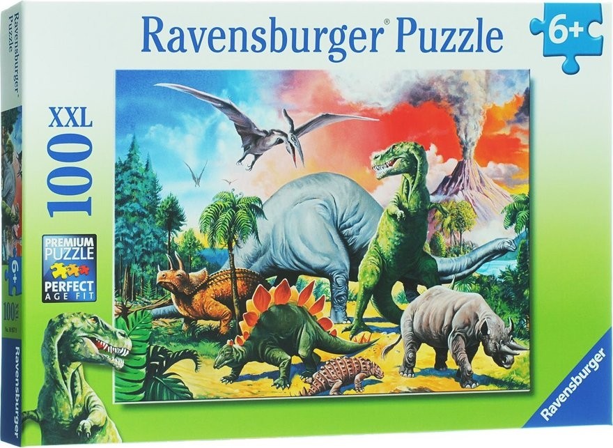 Ravensburger Puzzle Dinosauri 100 XXL