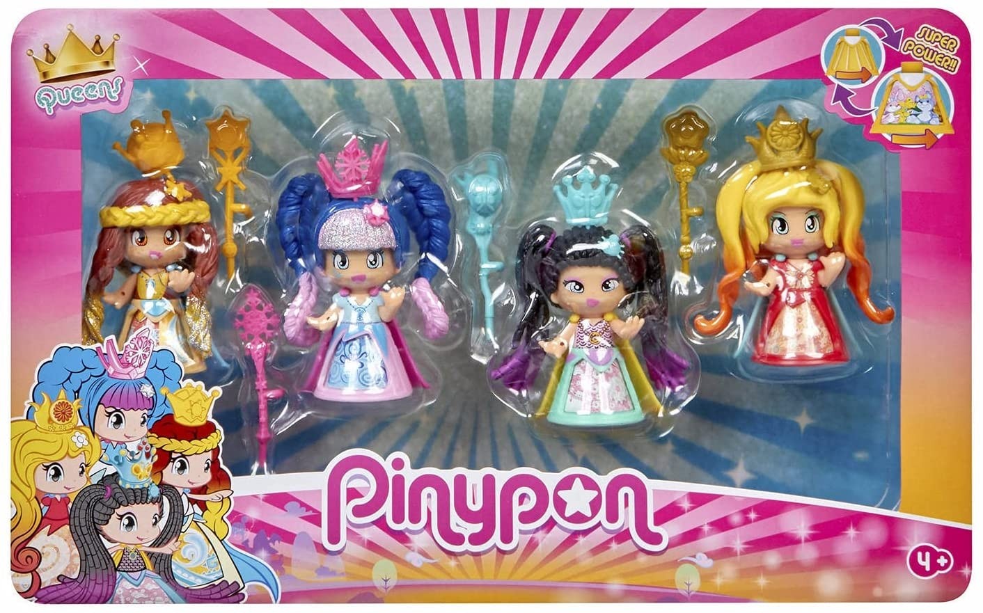 Pinypon  Regine 4 personaggi