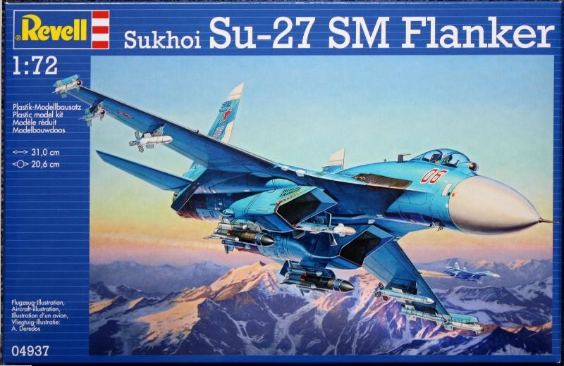 Sukhoi Su-27 SM Flanker Plastic Model Kit