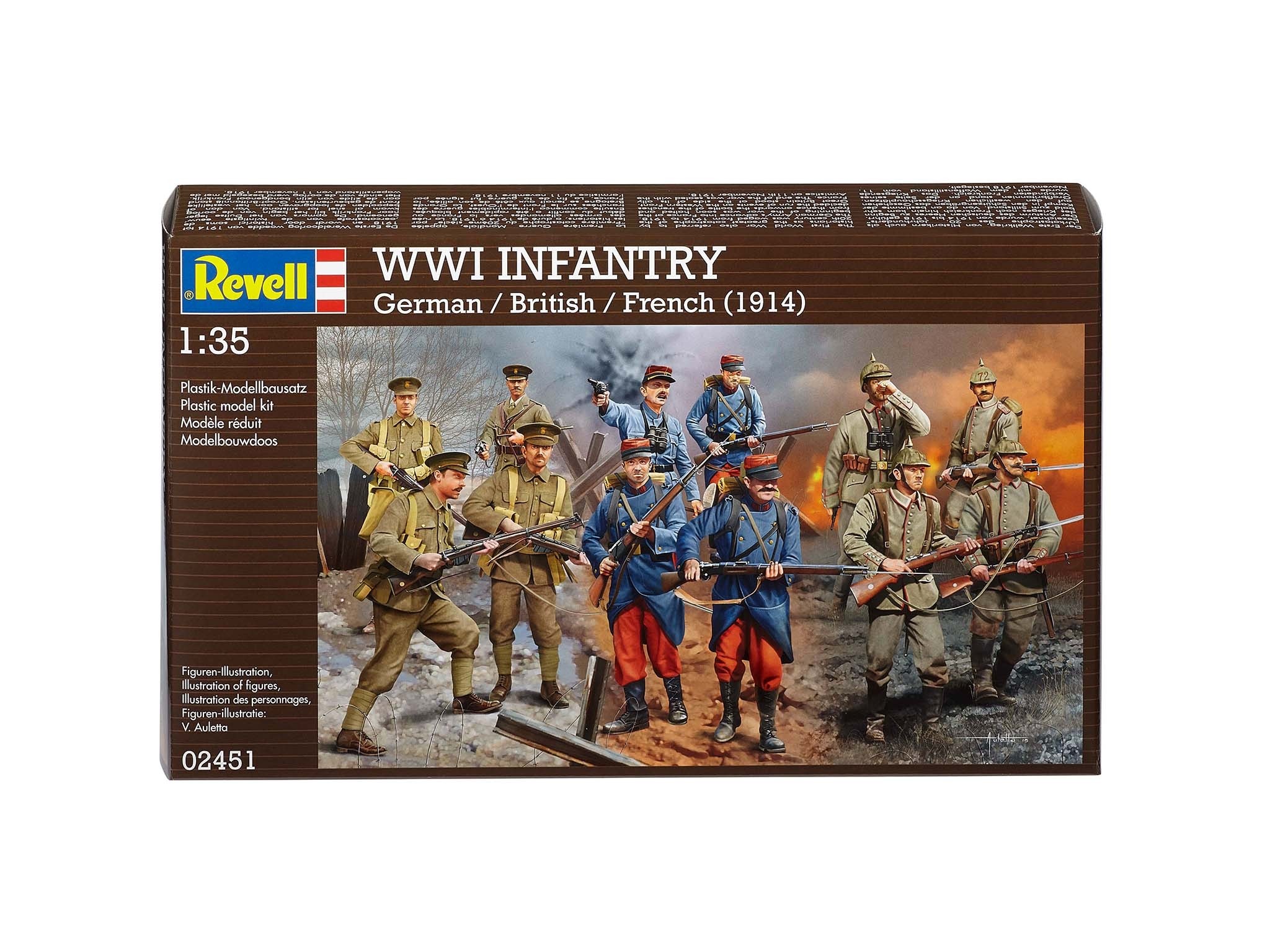 WWI German, UK, France Infantry Set