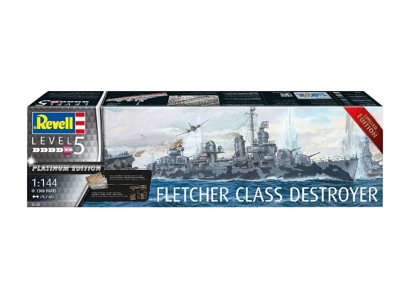 Flectcher Class Destroyer Platinum edition Revell