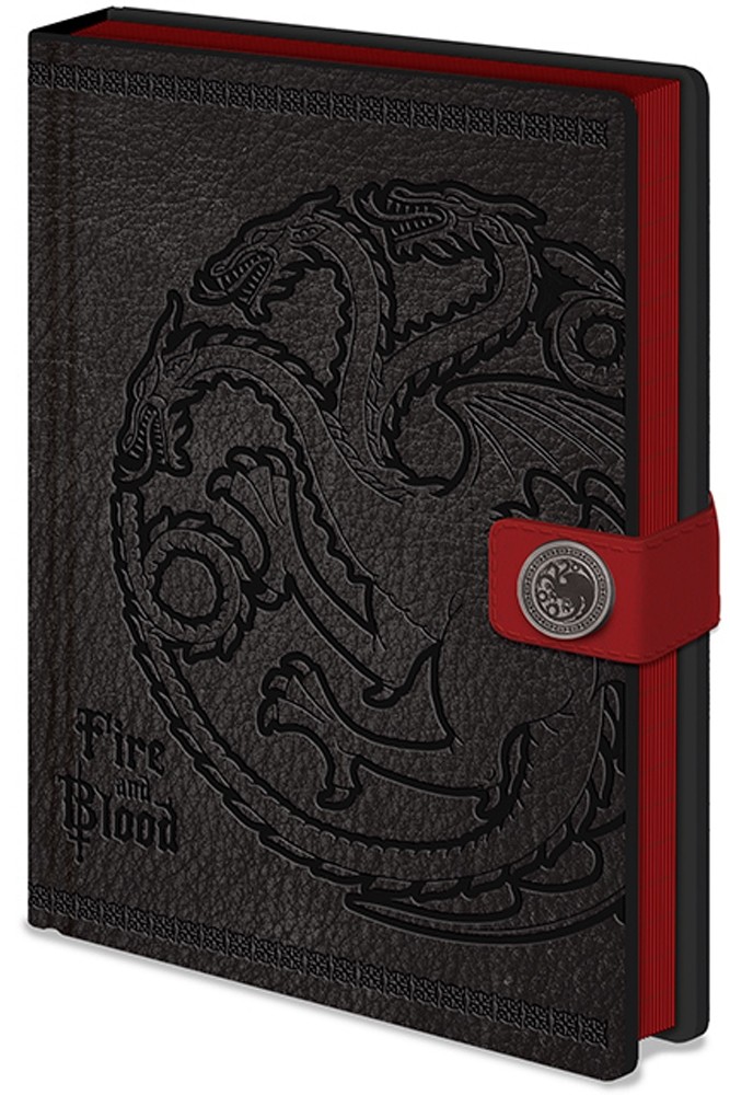 Game og Thrones Targaryen Notebook Premium