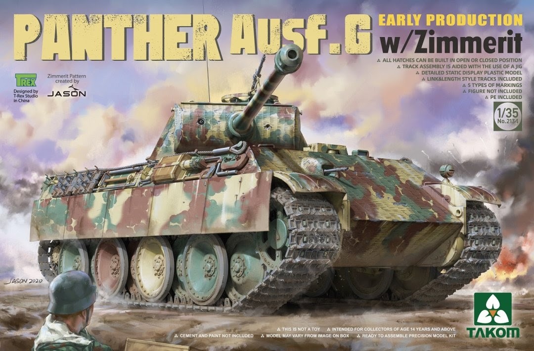 Panther Ausf.G Early Production with Zimmerit