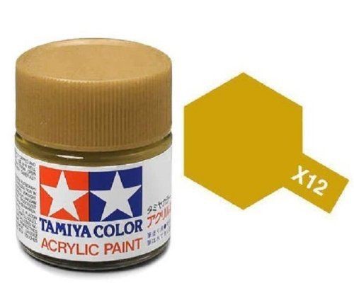 Tamiya Color Acrylic Paint (Gloss) – Colori lucidi. X-12 Gold Leaf  