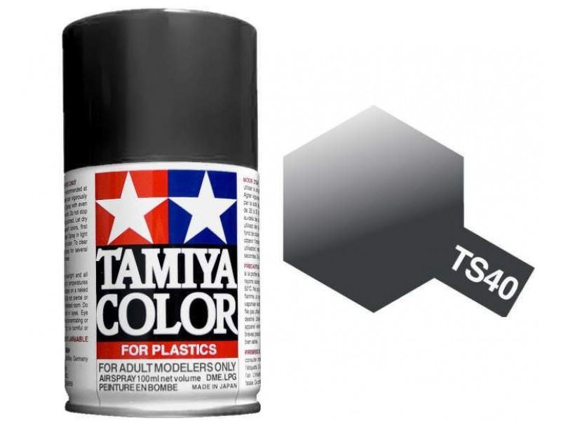 Metallic Black Tamiya Spray TATS40