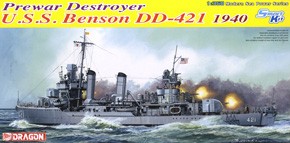 USS Benson class Destroyer Benson DD-421 1940 