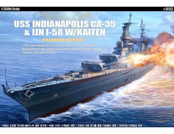 U.S.S.CA-35 Indianapolis Premium Edition by Academy