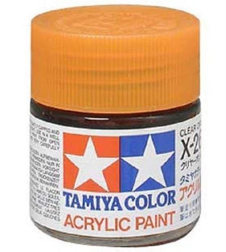 X-26 Clear Orange. Tamiya Color Acrylic Paint (Gloss) – Colori lucidi    