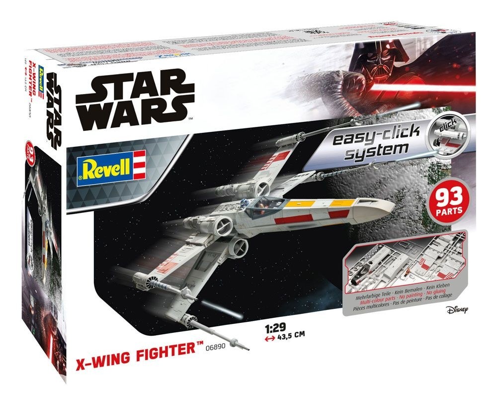 Star Wars Easy-Click Model Kit 1/29 X-Wing Fighter