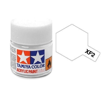 XF-2 Flat White. Tamiya Color Acrylic Flat