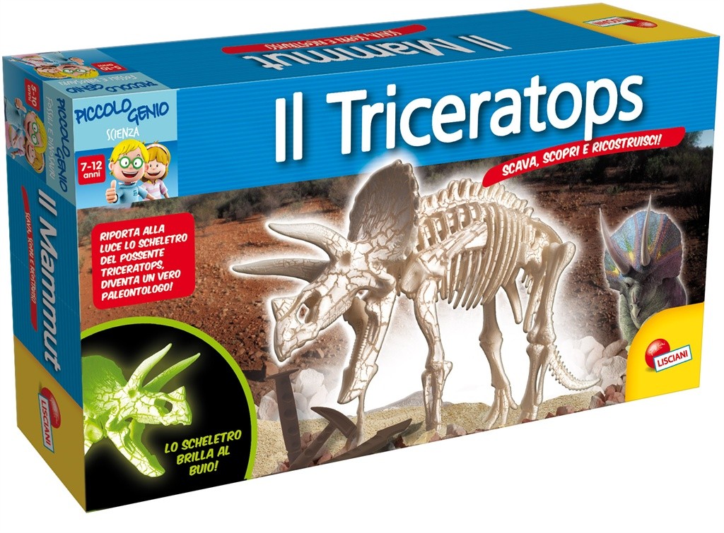 Piccolo Genio Scava E Scopri Triceratops