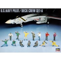 1/48 U.S. NAVY PILOT DECK CREW A HA36006
