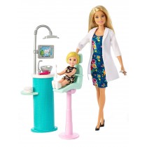 Carierre Dentista Playset con due bambole Mattel